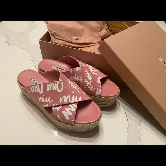 Miu Miu platform sandals - Picture 4 of 8